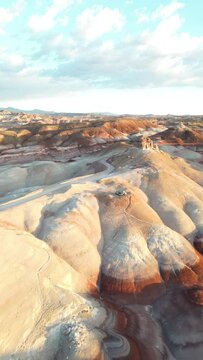 Unshaped hills
