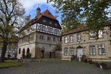 Fototapeta na wymiar Warburg town hall; Germany; North Rhine-Westphalia