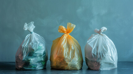 bags of garbage