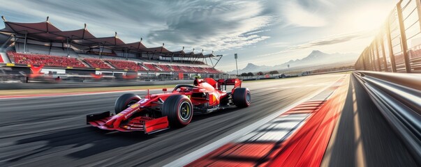Motorsport speed cars race concept.