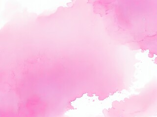 Detailed hand-painted pink watercolor background in vector format