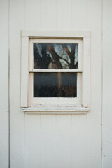 Window in an old barn
