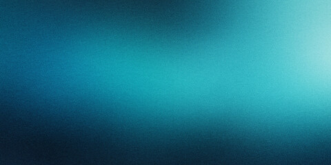 Obraz premium Dark blue mint sea teal jade emerald turquoise light blue abstract silk background. Color gradient blur. Rough grunge grain noise. Brushed matte shimmer. Metallic foil effect. Design. Template. Empty.