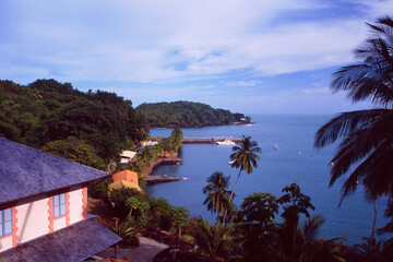 Fototapeta na wymiar Französisch Guayana: die Teufelsinsel bekannt durch Papillion