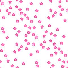 背景パターン素材　桜のシンボル（B_2_2）

