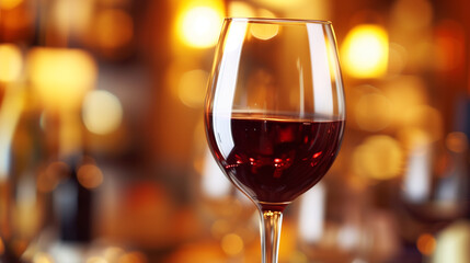 Details with a glass of red wine. AI generated.