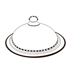 tray with Dish Food Cover