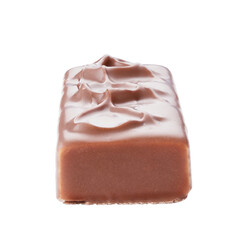 Whole chocolate bar isolated on a white background. Chocolate sweet bar. File contains clipping path.