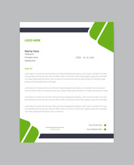 abstract letterhead design for company branding.