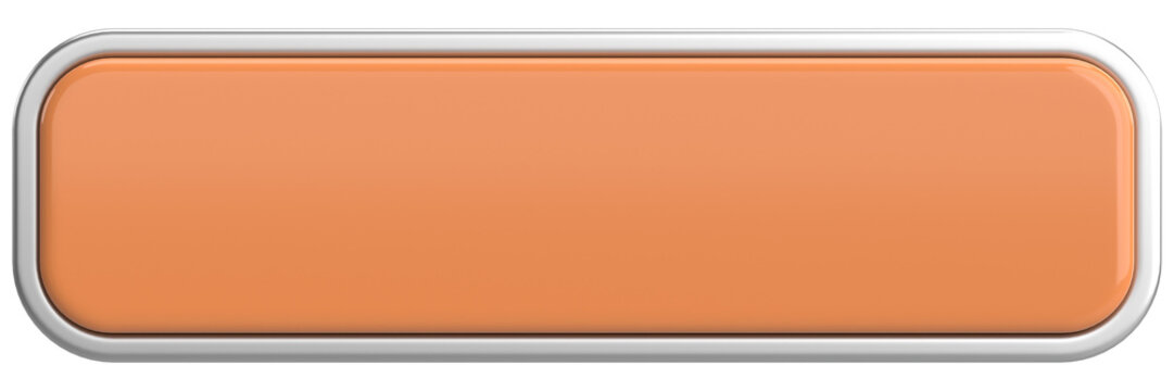 3D button. Empty button. 3D illustration.