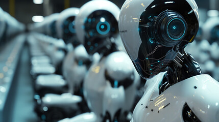 Fototapeta premium Humanoid robot