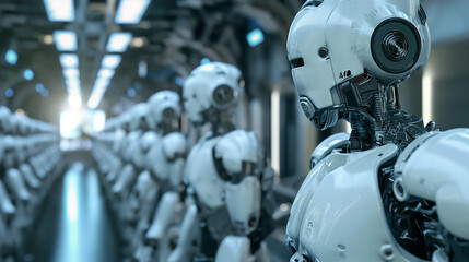 Fototapeta premium Humanoid robot