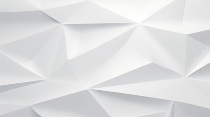 A white background featuring paper triangles arranged in an abstract pattern. Perfect for adding a...