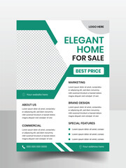 Real Estate Flyer Template, Vector Design, Corporate  Flyer Template, Flyer Design with a image