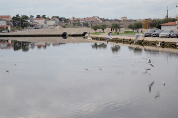 View in the city of Nin, Dalmatia, Croatia