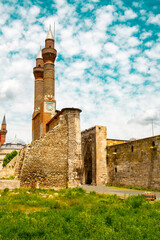 Cifte Minareli Medrese (Double Minaret Thelogical Schools). The structure is located at the city...