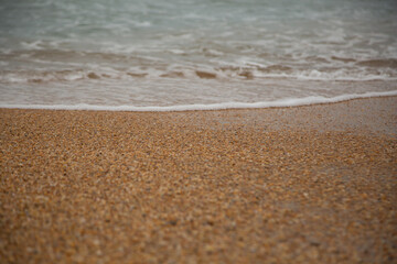Fototapeta na wymiar sand and waves