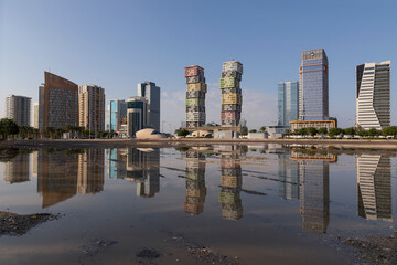 Buildings in Qatar with their modern design