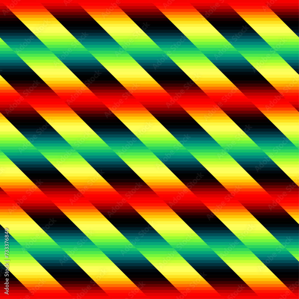 Poster Vector seamless pattern. Repeating geometrical regular pattern. Vector illustration.
