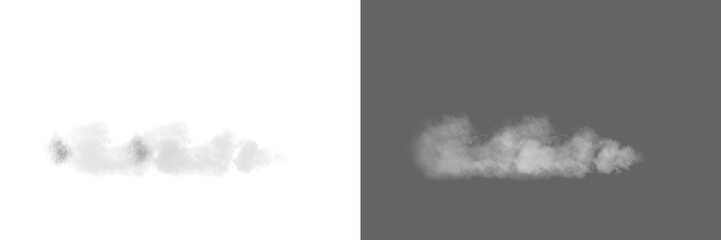 White color fog png. Fog isolated on transparent background. Fog cloud smoke effect. Realistic fog cloud smoke mist texture.	