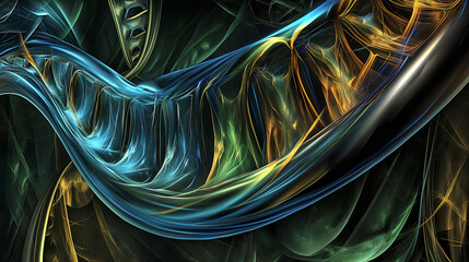 abstract fractal arrangement background
