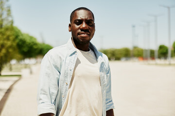 Man handsome black guy person young looking male adult lifestyle american african