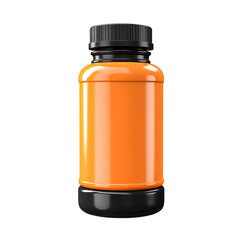 Gym supplement bottle isolated on transparent background, png
