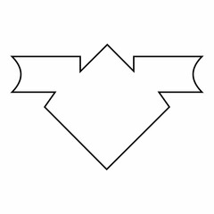 Sticker sticker drawing for decoration.