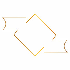 Sticker sticker gradient for decoration.