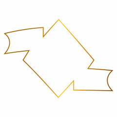 Sticker sticker gradient for decoration.