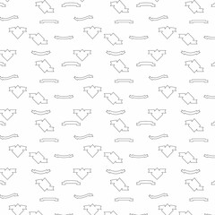 Background with stickers decoration