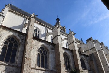 Fototapeta na wymiar The church st Thibault in Joigny, France 