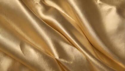 Gold silk Golden fabric texture surface background

