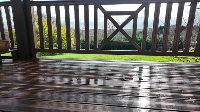 Terrasse bois et jardin