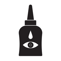eye drops icon vector illustration design template