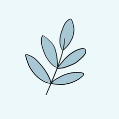 spring vector twig leaves tenderness universal for the website postcards congratulations invitations to a wedding or birthday