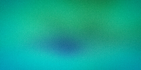 Grainy abstract ultrawide turquoise blue azure green gradient premium background. Perfect for design, banner, wallpaper, template, art, creative projects, desktop. Exclusive quality, vintage style