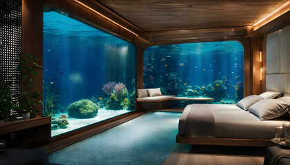 Oceanic Splendor: Unveiling the Sumptuous Luxury of an Underwater Sleeping Pod