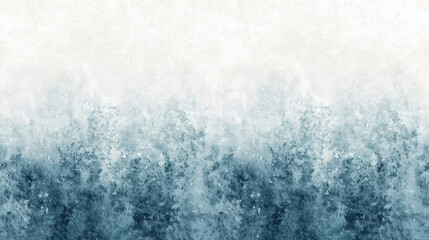  a blue and white background with a lot of snow on the top and bottom of the image and the bottom of the image with snow on the bottom of the bottom of the image. - obrazy, fototapety, plakaty