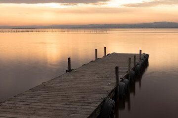 Albufera de Valencia al atardecer