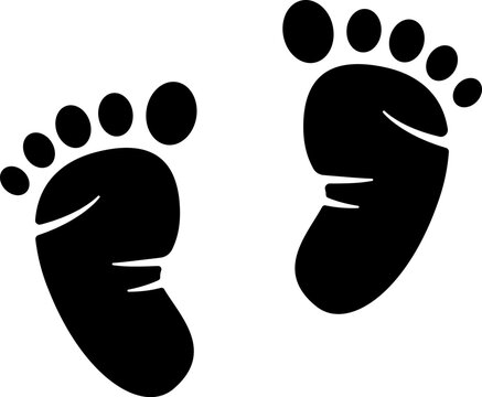 Baby Feet Silhouette