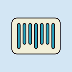 Barcode vector icon. E-commerce sign