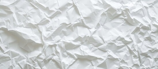 White Crumpled Paper for Background: A Crumpled, White Paper Seamlessly Creates a Versatile Background.