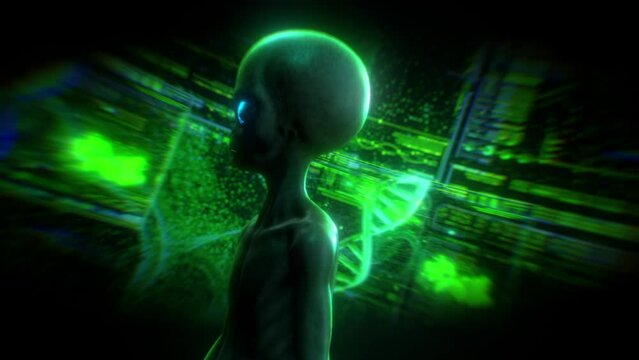 Alien Grey and holographic data