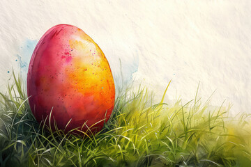 A Single Note of Easter, the Egg in Its Green Nest Humming with Life's Melody