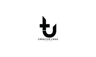 TU Abstract initial monogram letter alphabet logo design
