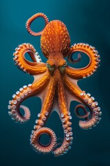Obraz premium portrait of an octopus underwater