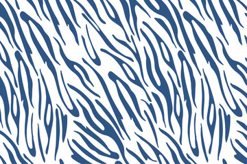 Modern minimalist abstract doodle brush stroke painting seamless pattern. Stylish wavy marble background prints. Paint line background vector illustration. Hipster seamless pattern