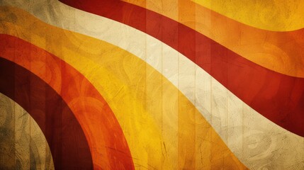 A mid-century modern abstract backdrop infused with vintage warmth.