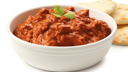 Harmony on a Plate: An Exquisite White Bowl Filled With Fresh, Nutritious Food Alongside Crunchy Crackers